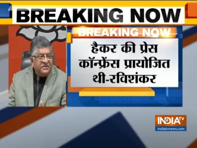 Ravi Shankar Prasad Statement on EVM Hacking - India TV Hindi