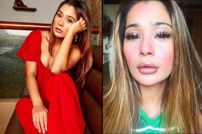 sara khan lip surgery- India TV Hindi