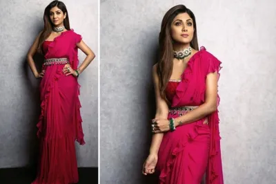 Shilpa Shetty saree look- India TV Hindi