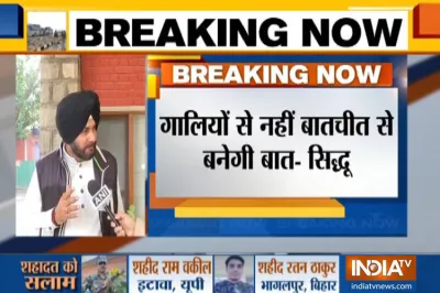 Terror has no nation, killing people is not solution, says Navjot Singh Sidhu- India TV Hindi