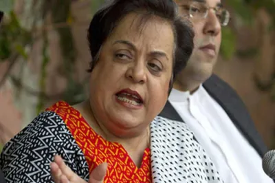 <p>Pakistan Human Rights minister Shireen Mazari</p>- India TV Hindi