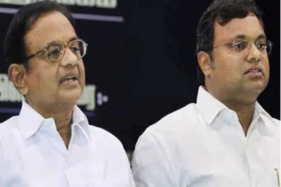 <p>P Chidambaram and Karti Chidambaram </p>- India TV Hindi