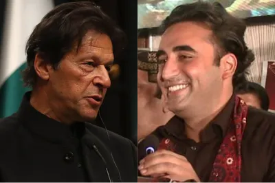 Pakistan PM Imran Khan and Bilawal Bhutto Zardari | Facebook Photo- India TV Hindi