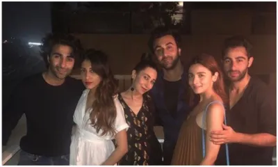 Ranbir kapoor wiyh his cousins- India TV Hindi