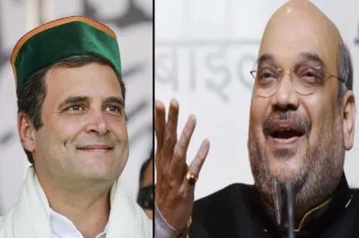 <p>rahul gandhi and amit shah</p>- India TV Hindi