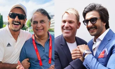 Ranveer Singh met Shane Warne and Sunil Gavaskar in london- India TV Hindi