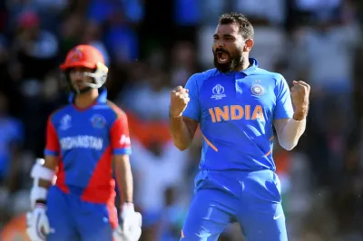 WC19 IND vs AFG Match 28 : शमी की ऐतिहासिक हैट्रिक से भारत ने पूरा किया जीत का अर्धशतक, रोमांचक मुक- India TV Hindi