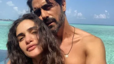 Arjun rampal and gabriella demetriades- India TV Hindi