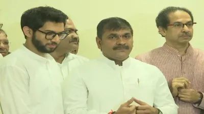 NCP Mumbai President Sachin Ahir joins Shivsena- India TV Hindi