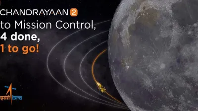 Fourth Lunar bound orbit maneuver for Chandrayaan-2 spacecraft was performed successfully on Friday - India TV Hindi