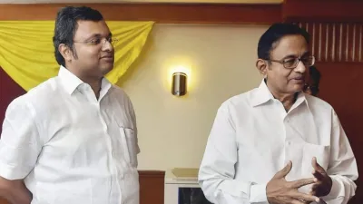 Karti Chidambaram and P. Chidambaram- India TV Hindi