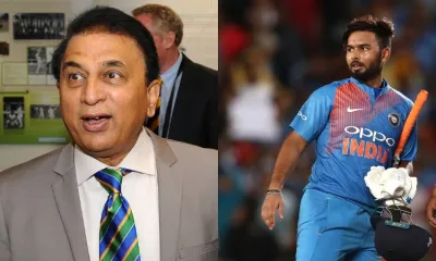 Sunil Gavaskar and Rishabh Pant- India TV Hindi