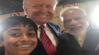 Selfie with PM Modi and Donald Trump- India TV Hindi