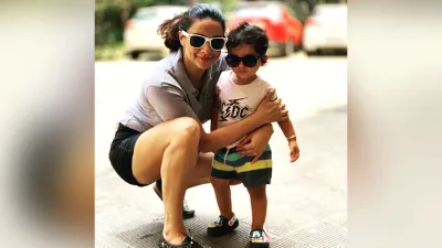 Gul Panag With son Nihal- India TV Hindi