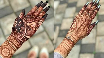 Karwa chauth mehendi design - India TV Hindi