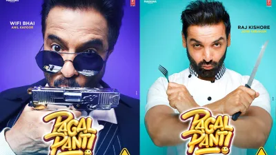 John Abraham and Anil Kapoor in Pagalpanti first look posters- India TV Hindi