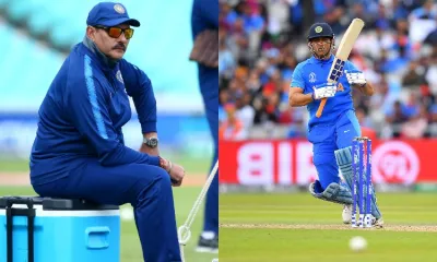 Ravi Shastri and MS Dhoni- India TV Hindi