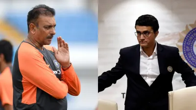 Ravi Shastri and Sourav Ganguly- India TV Hindi