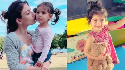 <p>Soha Ali Khan daughter Inaaya singing Gayatri...- India TV Hindi