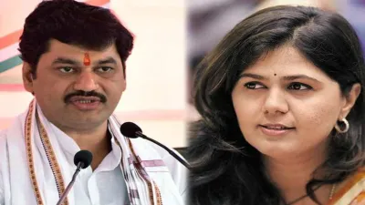 <p>Dhanjay Munde and Pankaja Munde</p>- India TV Hindi