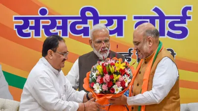 JP Nadda, Narendra Modi, Amit Shah- India TV Hindi