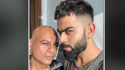 Virat Kohli with New Hair Style- India TV Hindi