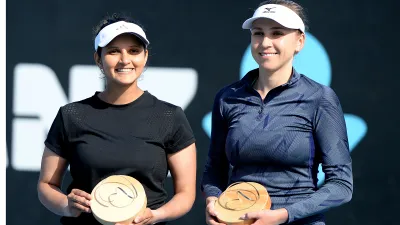 doubles title, hobart international, hyderabad, nadiia kichenok, sania mirza, women’s doubles, wta- India TV Hindi