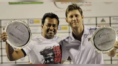 Leander Paes wth his Partner- India TV Hindi