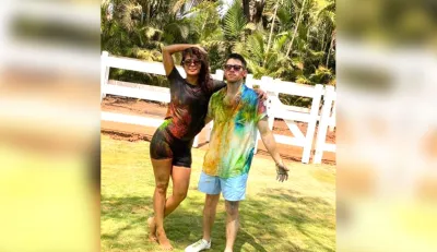 priyanka chopra nick jonas first holi- India TV Hindi