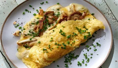 mushroom and gorgonzola omelette- India TV Hindi