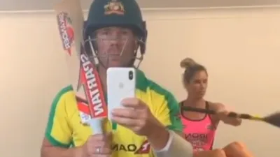 David Warner shared this funny video with his wife on social media- India TV Hindi