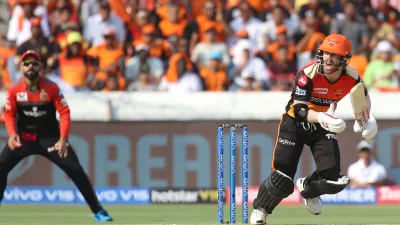 David Warner IPL 2020 Sunrisers Hyderabad Captain Kane Williamson - India TV Hindi