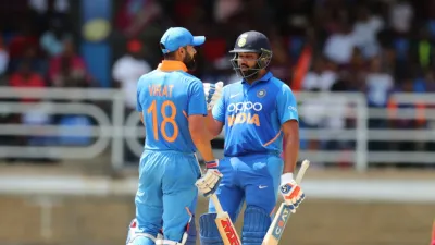 Aaron Finch, Rohit Sharma, India Australia XI, IND AUS XI, India Cricket Team, Australia Cricket Tea- India TV Hindi