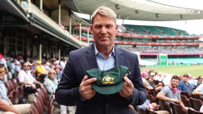 Shane Warne, Shane Warne baggy green, Baggy green, Australia cricket, Warne, Australia Test cap- India TV Hindi