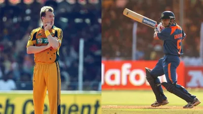 Brett Lee and Gautam Gmabhir- India TV Hindi