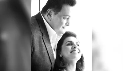 Neetu Kapoor with Rishi Kapoor- India TV Hindi