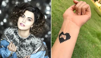 taapsee pannu tattoo- India TV Hindi