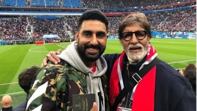 amitabh bachchan and abhishek bachchan- India TV Hindi