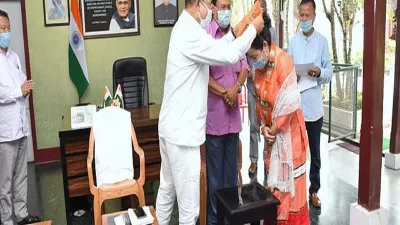 Manipur: 6 Imphal Municipal Corporation councillors from Cong, 1 from NPP join BJP- India TV Hindi