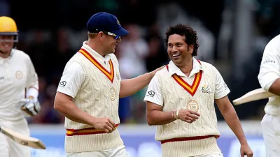 Sachin Tendulkar, Aaron Finch, Lords, MCC, Rest of the World, Marylebone Cricket Club, Shane Warne, - India TV Hindi