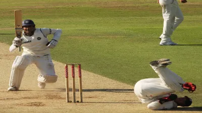 Anil Kumble of India celebrates his century during day two of the Third Test match between England - India TV Hindi