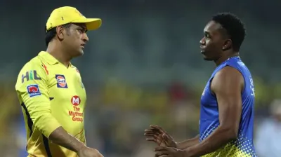 MS Dhoni and DJ Bravo- India TV Hindi