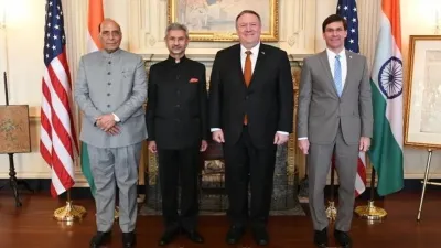 India US 2+2 meet, India US 2+2 meet Mike Pompeo, Mike Pompeo, Mike Pompeo Mike Esper- India TV Hindi