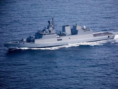 Indigenously-built stealth corvette INS Kavaratti commissioned into Navy- India TV Hindi