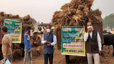 Yogi govt giving cow dung in exchange of parali । पराली को लेकर योगी के यूपी की पहल देश मे बन सकती ह- India TV Hindi