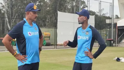 Ravi Shastri and Hardik Pandya- India TV Hindi