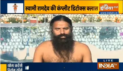 <p>स्वामी रामदेव से...- India TV Hindi