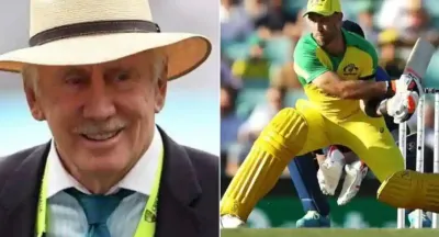 Glenn Maxwell, Maxwell hitting, Maxwell, Maxwell vs India, switch hit, Ian Chappell, india vs austra- India TV Hindi