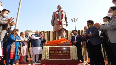 Amit Shah remembers arun jaitley पूर्व वित्त मंत्री अरुण जेटली को गृह मंत्री अमित शाह ने किया याद, - India TV Hindi