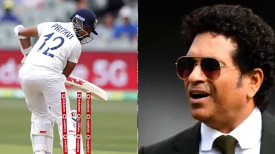 Sachin Tendulkar and Prithvi Shaw- India TV Hindi